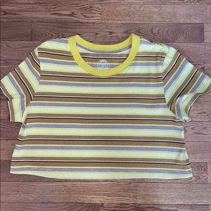 Tee shirt crop top